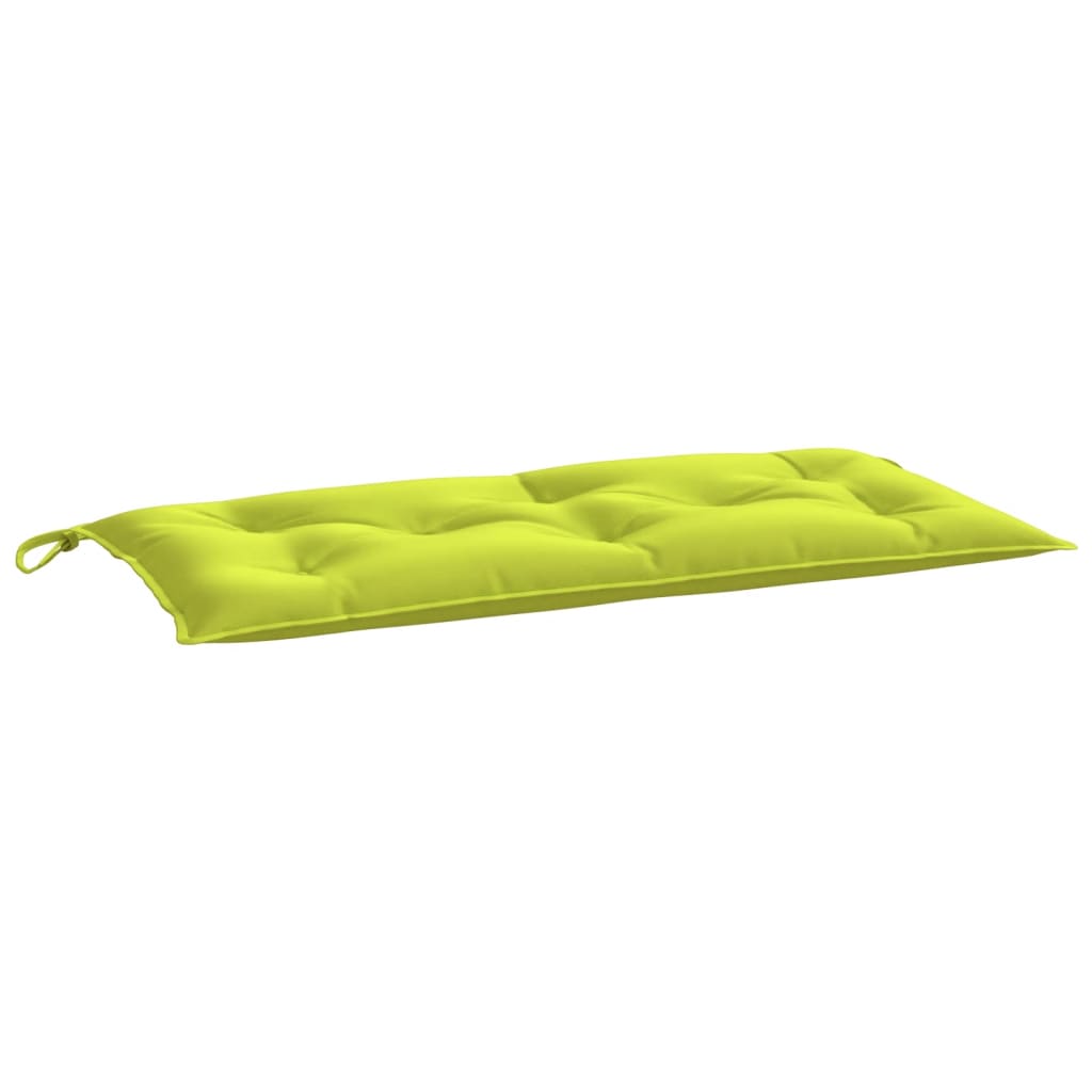 Cuscini per Panca 2 pz Verde Intenso 100x50x7 cm Tessuto Oxford 361670