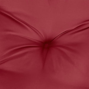 Cuscini per Panca 2 pz Rosso Vino 120x50x7 cm in Tessuto Oxford 361687