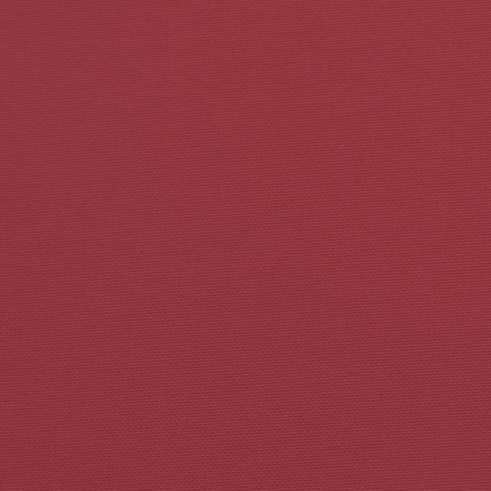 Cuscini per Panca 2 pz Rosso Vino 120x50x7 cm in Tessuto Oxford 361687