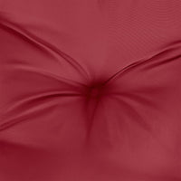 Cuscini per Panca 2 pz Rosso Vino 180x50x7 cm in Tessuto Oxford 361725