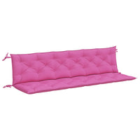 Cuscini per Panca da Giardino 2 pz Rosa 200x50x7 cm in Tessutocod mxl 118306