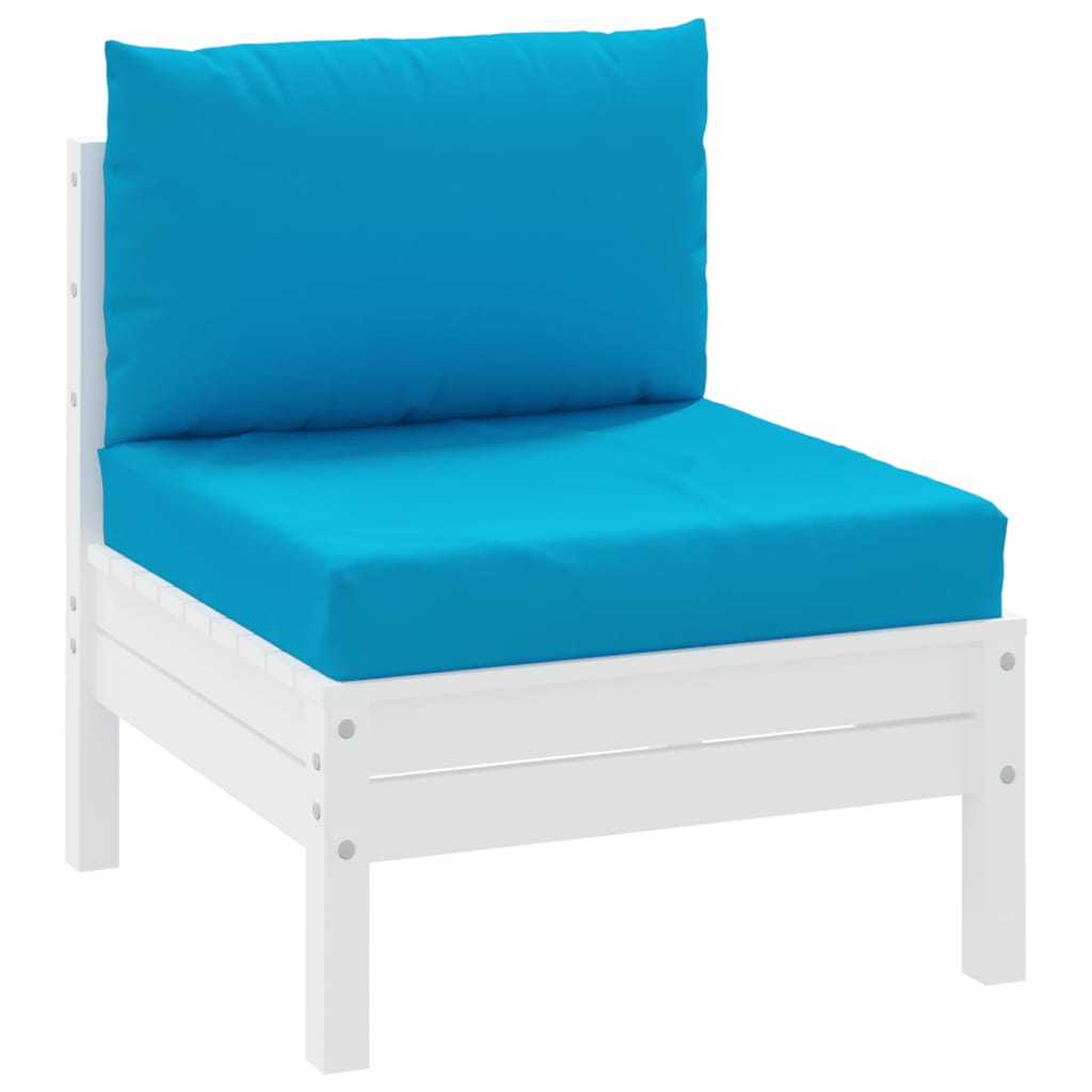 Cuscini per Pallet 2 pz Azzurro in Tessuto Oxford 361758