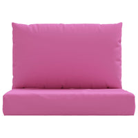 Cuscini per Pallet 2 pz Rosa in Tessuto Oxford 361771