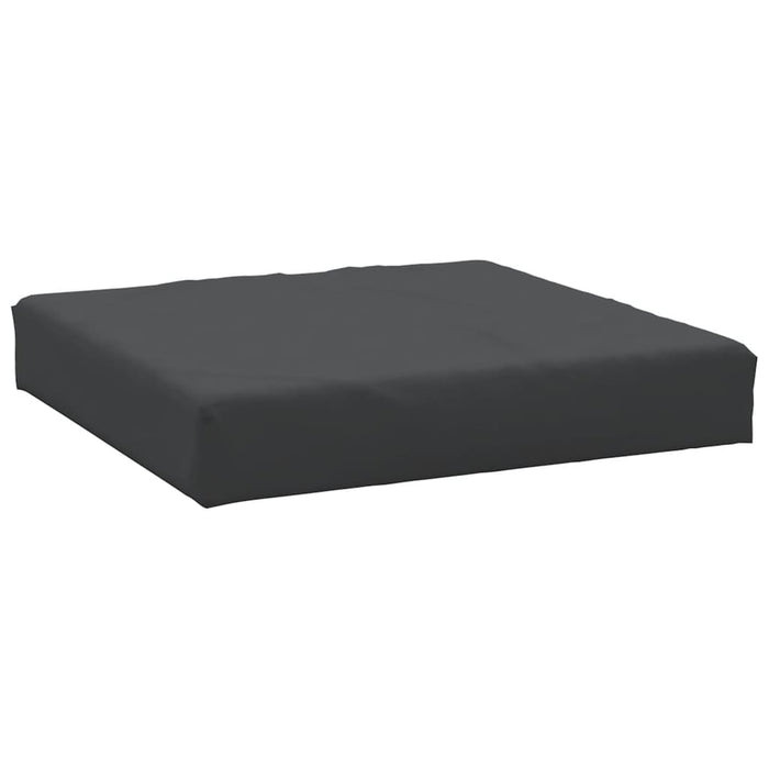 Cuscino per Pallet Nero 60x60x8 cm in Tessuto 361799