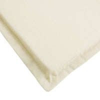 Cuscino per Lettino Crema 180x60x3 cm in Tessuto Oxford 361854