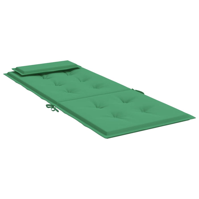 Cuscini per Sedia con Schienale Alto 2 pz Verde Tessuto Oxford 361889