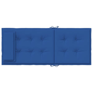 Cuscini Sedia con Schienale Alto 6 pz Blu Reale Tessuto Oxford 361906