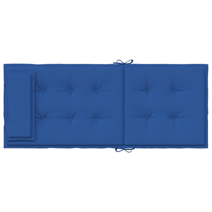 Cuscini Sedia con Schienale Alto 6 pz Blu Reale Tessuto Oxford 361906