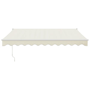 Tenda da Sole Retrattile Crema 3x2,5 m in Tessuto e Alluminio 3154426