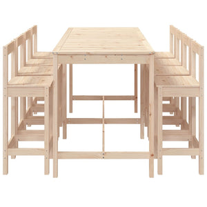 Set Bar da Giardino 9 pz in Legno Massello di Pino 3154770