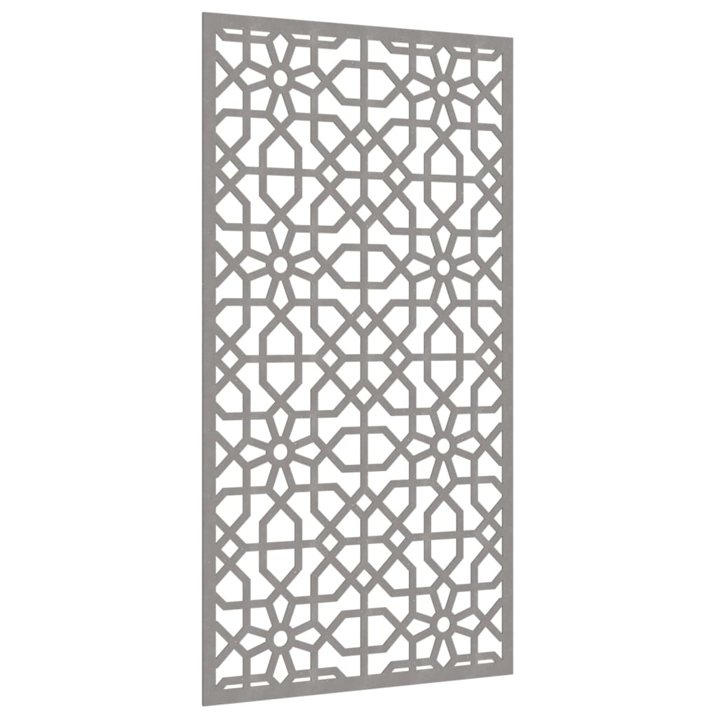 Decorazione Muro da Giardino 105x55 cm Moresco Acciaio Corten 824477