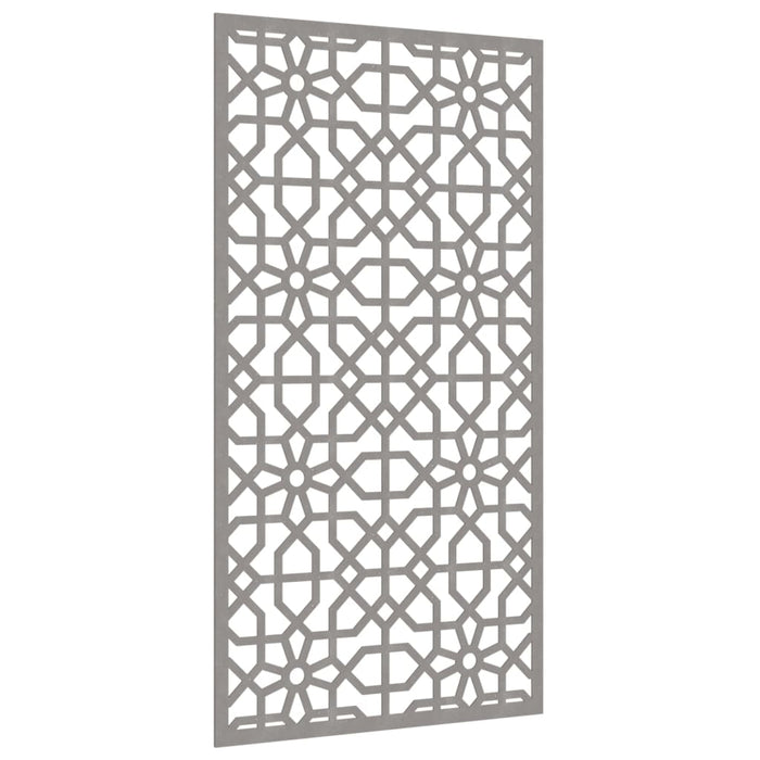 Decorazione Muro da Giardino 105x55 cm Moresco Acciaio Corten 824477