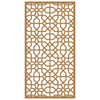 Decorazione Muro da Giardino 105x55 cm Moresco Acciaio Corten 824477