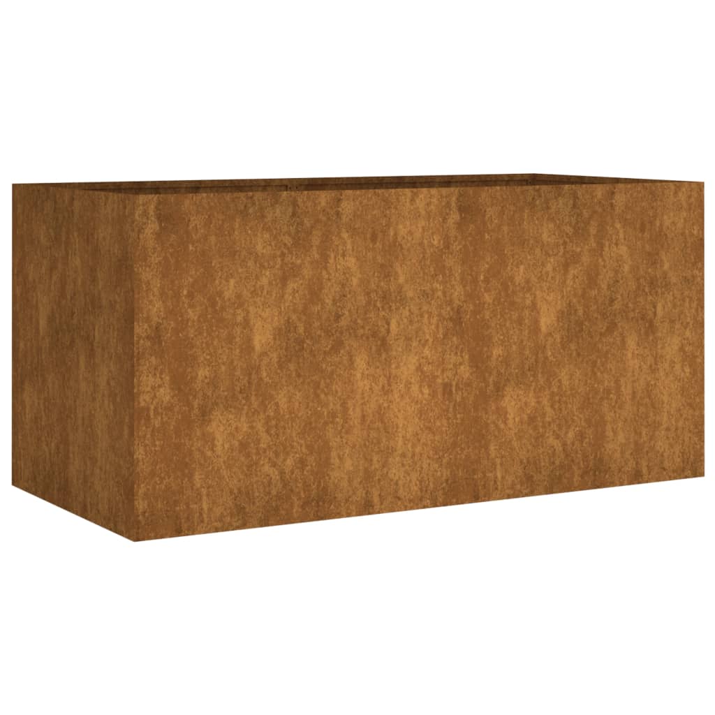 Fioriera 80x40x40 cm in Acciaio Corten 824519