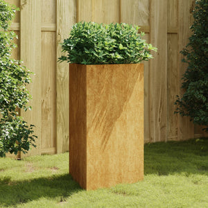 Fioriera da Giardino 50x43x75 cm in Acciaio Corten 824547