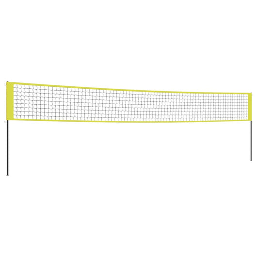 Rete da Pallavolo Gialla e Nera 823x244 cm Tessuto PE 93744