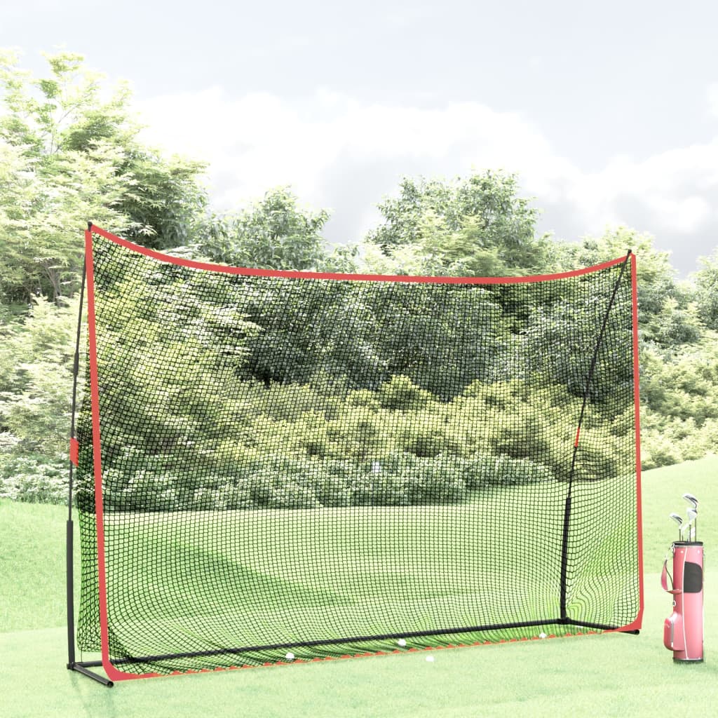 Rete da Golf Nera e Rossa 305x91x213 cm in Poliesterecod mxl 83051