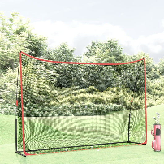 Rete da Golf Nera e Rossa 305x91x213 cm in Poliesterecod mxl 83051