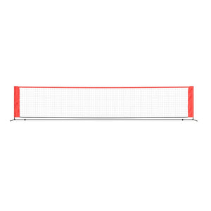 Rete da Tennis Nera e Rossa 500x100x87 cm in Poliesterecod mxl 73336