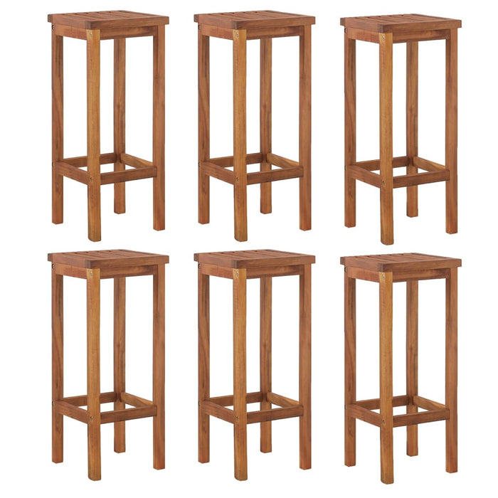 Set da Pranzo da Giardino 7 pz in Legno Massello di Acacia cod mxl 41288