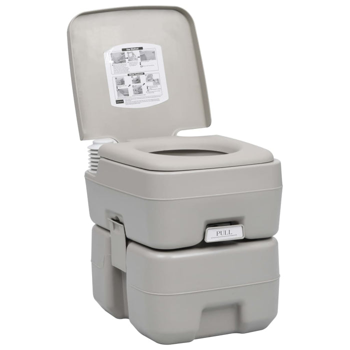 Set Toilette da Campeggio Portatile e Tanica d'Acqua cod mxl 63425