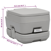 Set Toilette da Campeggio Portatile e Supporto Lavamani 3154908