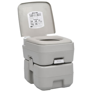 Set Toilette da Campeggio Portatile e Supporto Lavamani 3154909