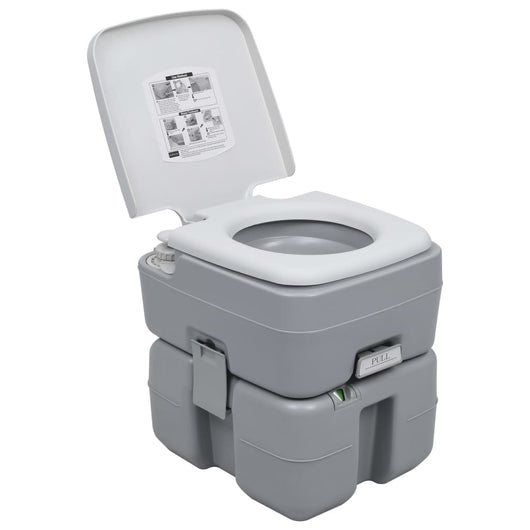 Set Toilette Portatile Campeggio Supporto Lavamani Tanica Acqua 3154914