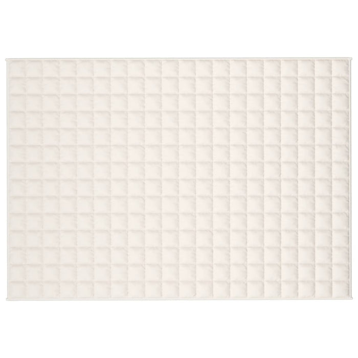 Coperta Ponderata Crema Chiaro 140x200 cm 6 kg Tessutocod mxl 69548