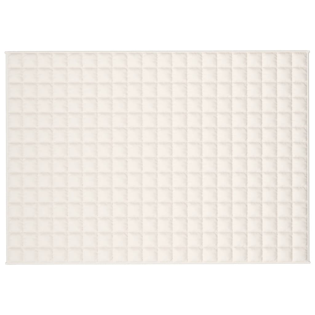 Coperta Ponderata Crema Chiaro 137x200 cm 10 kg Tessuto cod mxl 77750