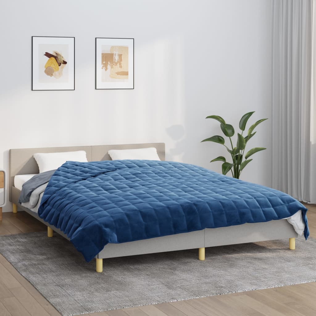 Coperta Ponderata Blu 220x240 cm 11 kg Tessutocod mxl 69545