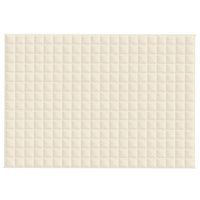 Coperta Ponderata Crema Chiaro 135x200 cm 6 kg Tessuto