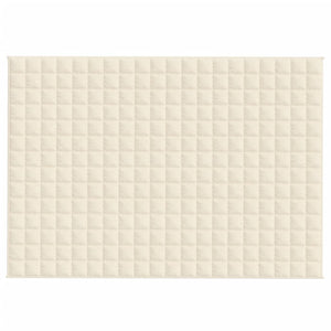 Coperta Ponderata Crema Chiaro 140x200 cm 10 kg Tessutocod mxl 117504