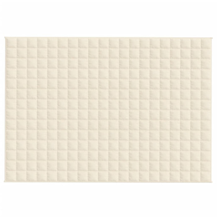 Coperta Ponderata Crema Chiaro 140x200 cm 10 kg Tessutocod mxl 117504