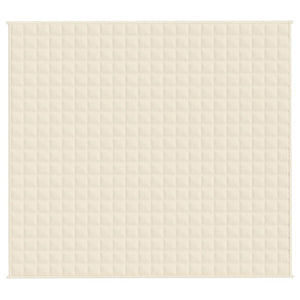 Coperta Ponderata Crema Chiaro 200x220 cm 9 kg Tessutocod mxl 93554