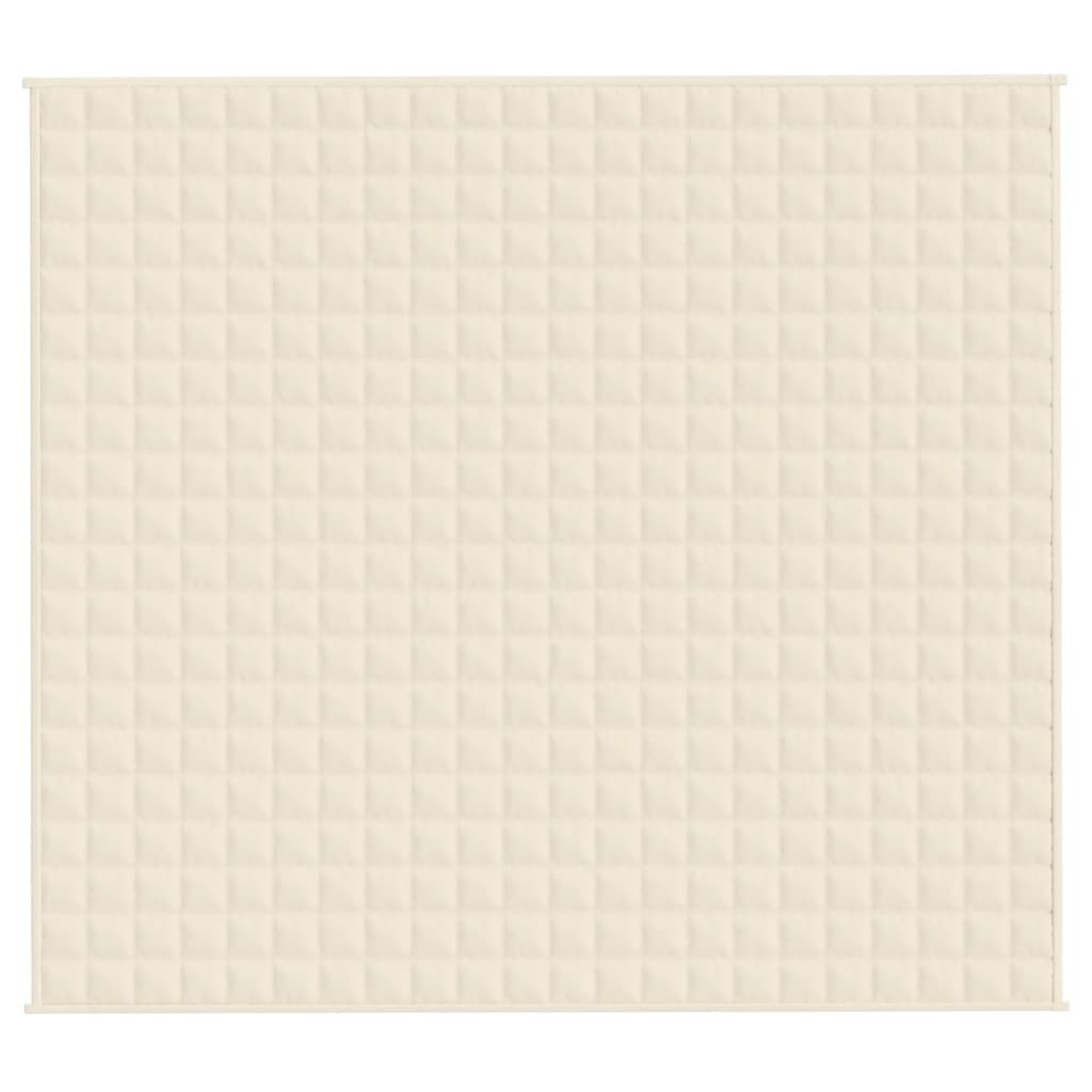 Coperta Ponderata Crema Chiaro 200x220 cm 9 kg Tessuto