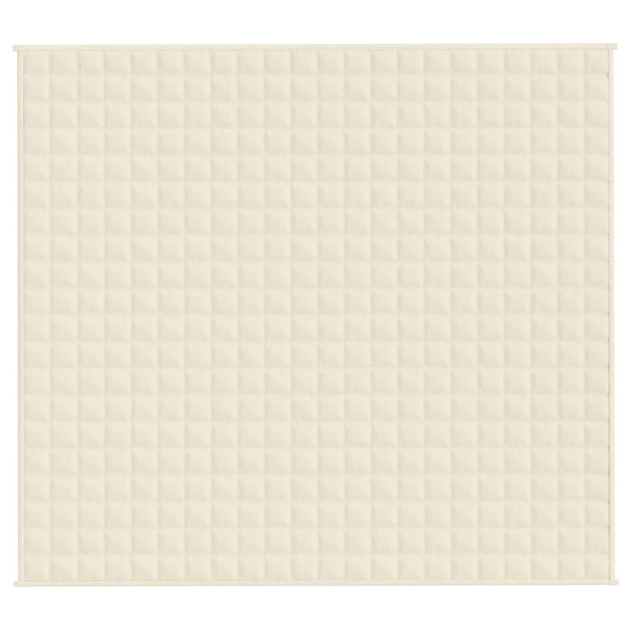 Coperta Ponderata Crema Chiaro 200x220 cm 9 kg Tessuto