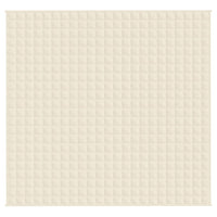 Coperta Ponderata Crema Chiaro 220x230 cm 15 kg Tessuto