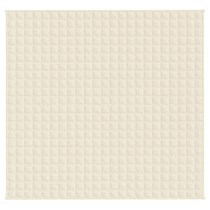 Coperta Ponderata Crema Chiaro 220x230 cm 15 kg Tessuto