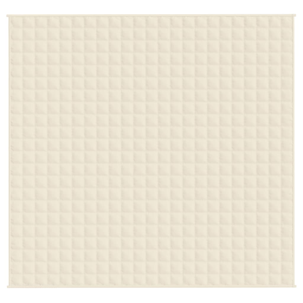 Coperta Ponderata Crema Chiaro 220x230 cm 15 kg Tessutocod mxl 69455