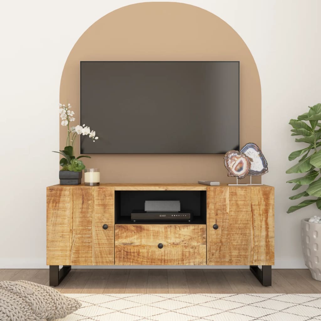 Mobile TV 105x33,5x46cm Legno Massello Mango Legno Multistratocod mxl 127164