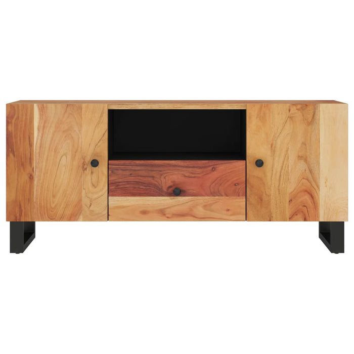 Mobile TV 105x33,5x46cm Legno Massello Acacia Legno Multistrato 351959