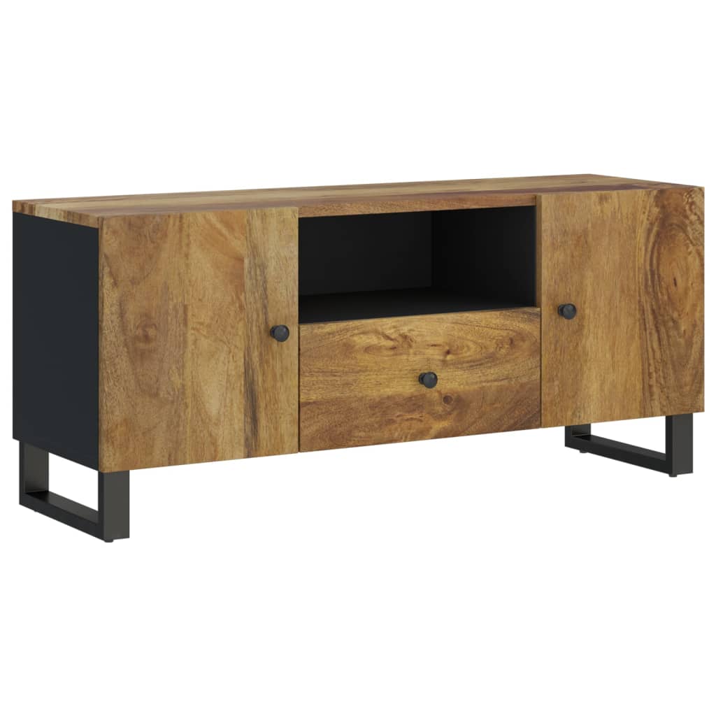 Mobile TV 105x33,5x46cm Legno Massello Mango Legno Multistrato 351961