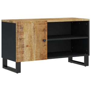 Mobile TV 80x33x46cm Legno Massello Mango e Legno Multistratocod mxl 79537