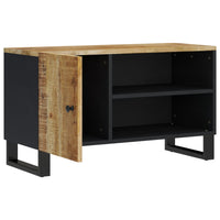 Mobile TV 80x33x46cm Legno Massello Mango e Legno Multistratocod mxl 79537