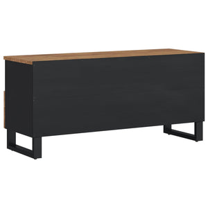 Mobile TV 100x33x46cm Legno Massello Mango e Legno Multistrato 351981