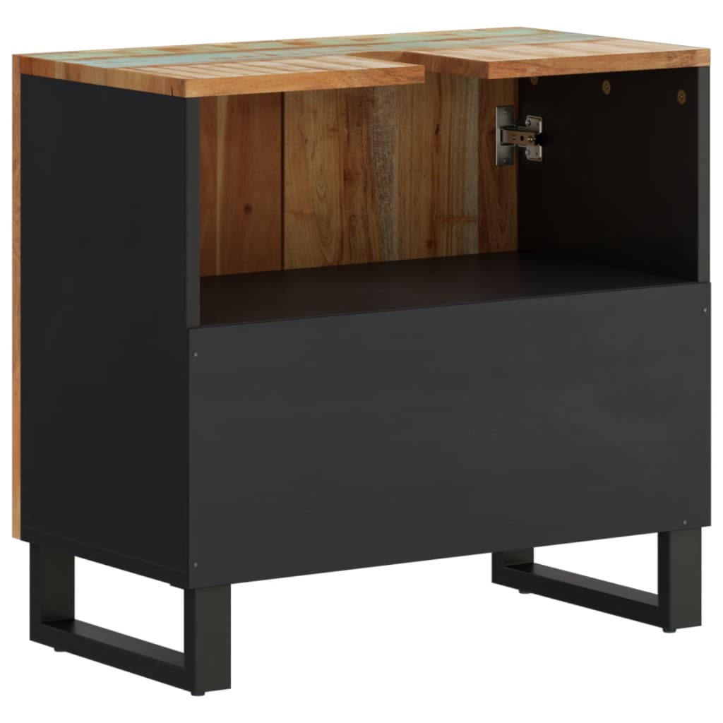 Mobile Lavabo 62x33x58 cm Legno Massello Recupero e Multistrato 351988