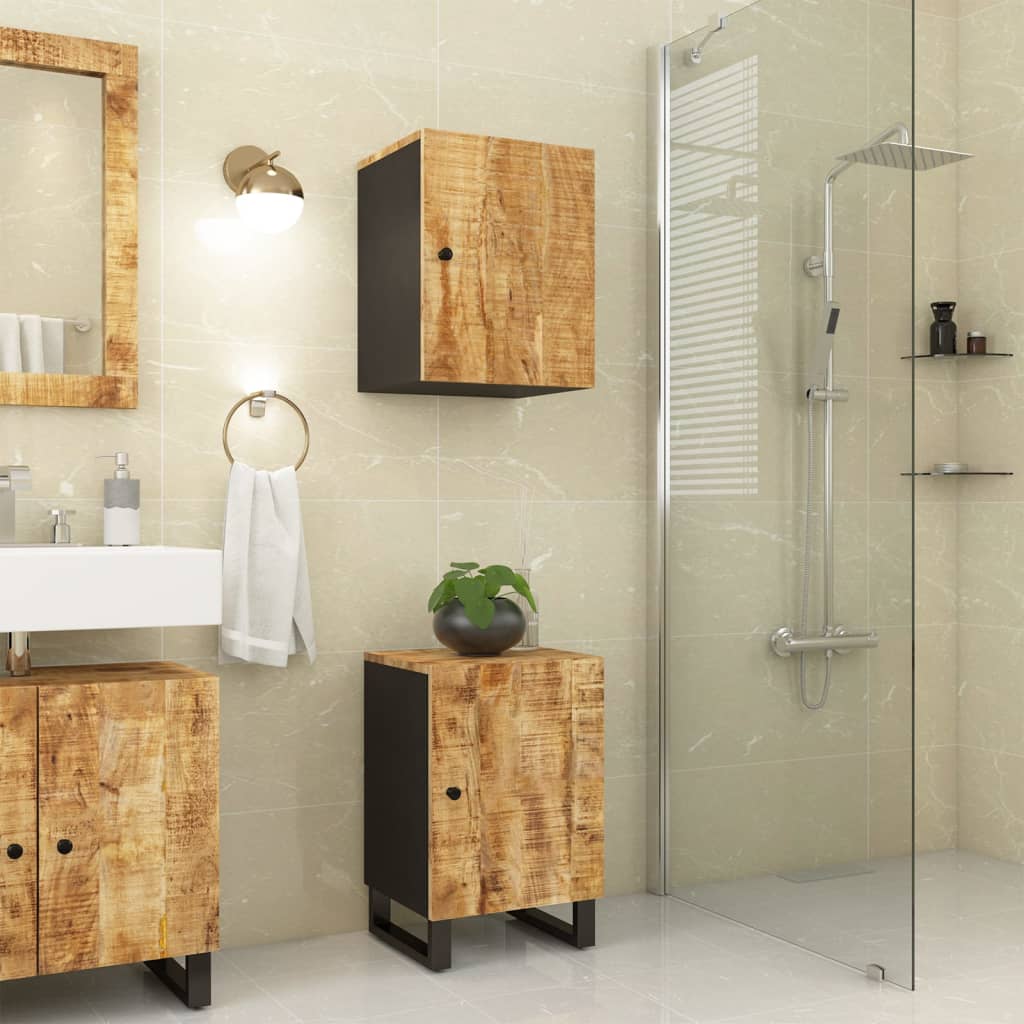 Mobile da Bagno 38x33x58 cm in Legno Massello di Mangocod mxl 102901