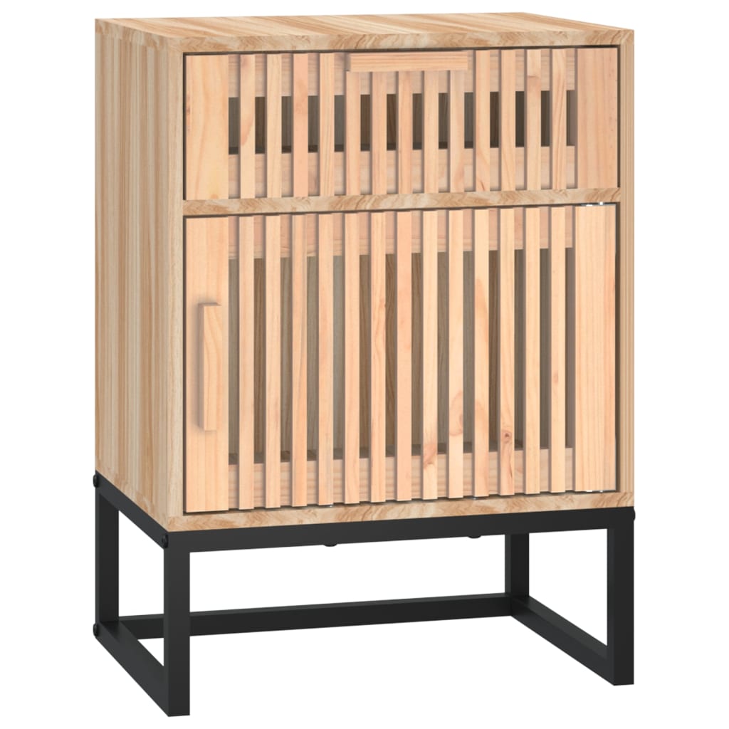 Comodino 40x30x55,5 cm Legno Multistrato e Ferrocod mxl 130249