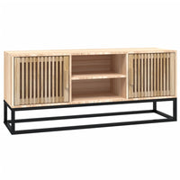 Mobile Porta TV 105x30x45 cm in Legno Multistrato e Ferro 352099